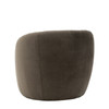 Gallery Direct Curvo Espresso Fabric Armchair – Modern Gallery Direct Curvo Espresso Fabric Armchair – Modern