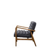 Gallery Direct Datsun Antique Ebony Leather Armchair – Modern Gallery Direct Datsun Antique Ebony Leather Armchair – Modern