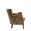 Gallery Direct Hickman Brown Leather Armchair – Modern Gallery Direct Hickman Brown Leather Armchair – Modern