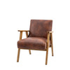 Gallery Direct Neyland Vintage Brown Leather Armchair – Modern Gallery Direct Neyland Vintage Brown Leather Armchair – Modern