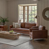 Gallery Direct Osborne Brown Leather Armchair – Modern