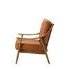 Gallery Direct Reliant Brown Leather Armchair – Modern