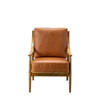 Gallery Direct Reliant Brown Leather Armchair – Modern