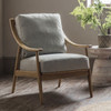 Gallery Direct Reliant Natural Linen Armchair – Modern