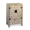 Red Chinese Butterfly Cabinet - Shanxi
