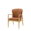 Gallery Direct Tariva Antique Brown Leather Armchair – Modern Gallery Direct Tariva Antique Brown Leather Armchair – Modern