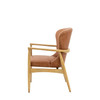 Gallery Direct Tariva Antique Brown Leather Armchair – Modern Gallery Direct Tariva Antique Brown Leather Armchair – Modern