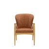 Gallery Direct Tariva Antique Brown Leather Armchair – Modern Gallery Direct Tariva Antique Brown Leather Armchair – Modern