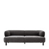 Gallery Direct Ardo Anthracite Fabric 3‑Seater Sofa – Modern Gallery Direct Ardo Anthracite Fabric 3‑Seater Sofa – Modern