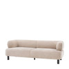 Gallery Direct Ardo Cream Fabric 3‑Seater Sofa – Modern Gallery Direct Ardo Cream Fabric 3‑Seater Sofa – Modern