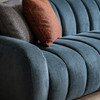 Gallery Direct Coste Blue Fabric 3‑Seater Sofa – Modern Gallery Direct Coste Blue Fabric 3‑Seater Sofa – Modern