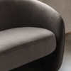 Gallery Direct Curvo Espresso Fabric 2‑Seater Sofa – Modern Gallery Direct Curvo Espresso Fabric 2‑Seater Sofa – Modern