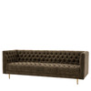 Gallery Direct Dalton Moss Green Fabric Sofa – Modern