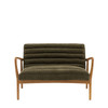 Gallery Direct Datsun Green Boucle 2‑Seater Sofa – Modern Gallery Direct Datsun Green Boucle 2‑Seater Sofa – Modern
