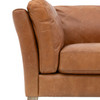 Gallery Direct Ebury Brown Leather 2‑Seater Sofa – Modern