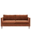 Gallery Direct Gateford Rust Fabric 3‑Seater Sofa – Modern Gallery Direct Gateford Rust Fabric 3‑Seater Sofa – Modern