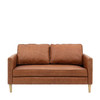 Gallery Direct Osborne Vintage Brown Leather 2‑Seater Sofa – Modern Gallery Direct Osborne Vintage Brown Leather 2‑Seater Sofa – Modern