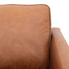 Gallery Direct Osborne Brown Leather 3‑Seater Sofa – Modern Gallery Direct Osborne Brown Leather 3‑Seater Sofa – Modern