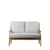 Gallery Direct Reliant Natural Linen 2‑Seater Sofa – Modern Gallery Direct Reliant Natural Linen 2‑Seater Sofa – Modern