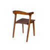 Walnut Dining Chair Round Back & Armrest Northwood