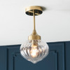 Gallery Direct Addington Brass Ceiling Light