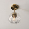 Gallery Direct Addington Brass Ceiling Light