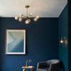 Gallery Direct Allegra Brass 8-Light Pendant Light