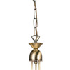 Gallery Direct Alton Brass 3-Light Pendant Light