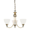 Gallery Direct Alton Brass 3-Light Pendant Light