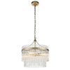 Gallery Direct Marietta Brass 4-Light Pendant Light