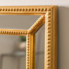 Gallery Direct Sinatra Gold Rectangular Beaded Wall Mirror