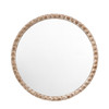 Gallery Direct Millbrook Natural Wood Round Wall Mirror