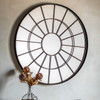 Gallery Direct Battersea Round Industrial Mirror – Bronze
