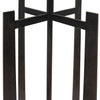 Libra Campbell Hammered Iron Floor Lamp with Linen Shade Black H174cm Libra Campbell Hammered Iron Floor Lamp with Linen Shade Black H174cm