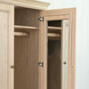Willis & Gambier Toulon Oak 2 Door 1 Drawer Wardrobe