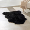 Native Natural Sheepskin Rug Black Sheepskin 60x120cm – Natural Luxury
