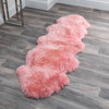 Native Natural Sheepskin Rug Blush Pink Sheepskin 60x240cm – Natural Luxury