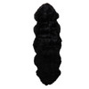 Native Natural Sheepskin Rug Black Sheepskin 60x240cm – Natural Luxury