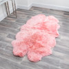 Native Natural Sheepskin Rug Blush Pink Sheepskin 120x240cm – Natural Luxury
