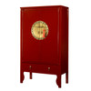 Oriental Red Lacquer Wardrobe