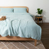 Native Natural Duvet / Quilt Cover Aqua 100% Linen – Breathable & Hypoallergenic Native Natural Duvet / Quilt Cover Aqua 100% Linen – Breathable & Hypoallergenic