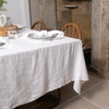 Native Natural Tablecloth White 100% Linen - Natural Luxury Native Natural Tablecloth White 100% Linen - Natural Luxury