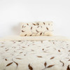 Native Natural Duvet / Quilt Merino Wool Leaf Pattern – Breathable & Hypoallergenic