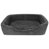 Pet Bed Black Merino Wool Pet Bed Black Merino Wool