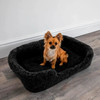 Pet Bed Black Merino Wool Pet Bed Black Merino Wool