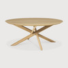 Ethnicraft Mikado Oak Round Coffee Table