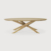 Ethnicraft Mikado Oak Oval Coffee Table Ethnicraft Mikado Oak Oval Coffee Table