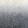 Native Natural Ivory/Charcoal Goatskin Ombré Pouf Native Natural Ivory/Charcoal Goatskin Ombré Pouf