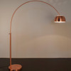 Arc Floor Lamp Copper Adjustable Arc Floor Lamp Copper Adjustable