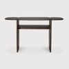 Ethnicraft Dark Wood Medium Console Table PI - OUTLET Ethnicraft Dark Wood Medium Console Table PI - OUTLET